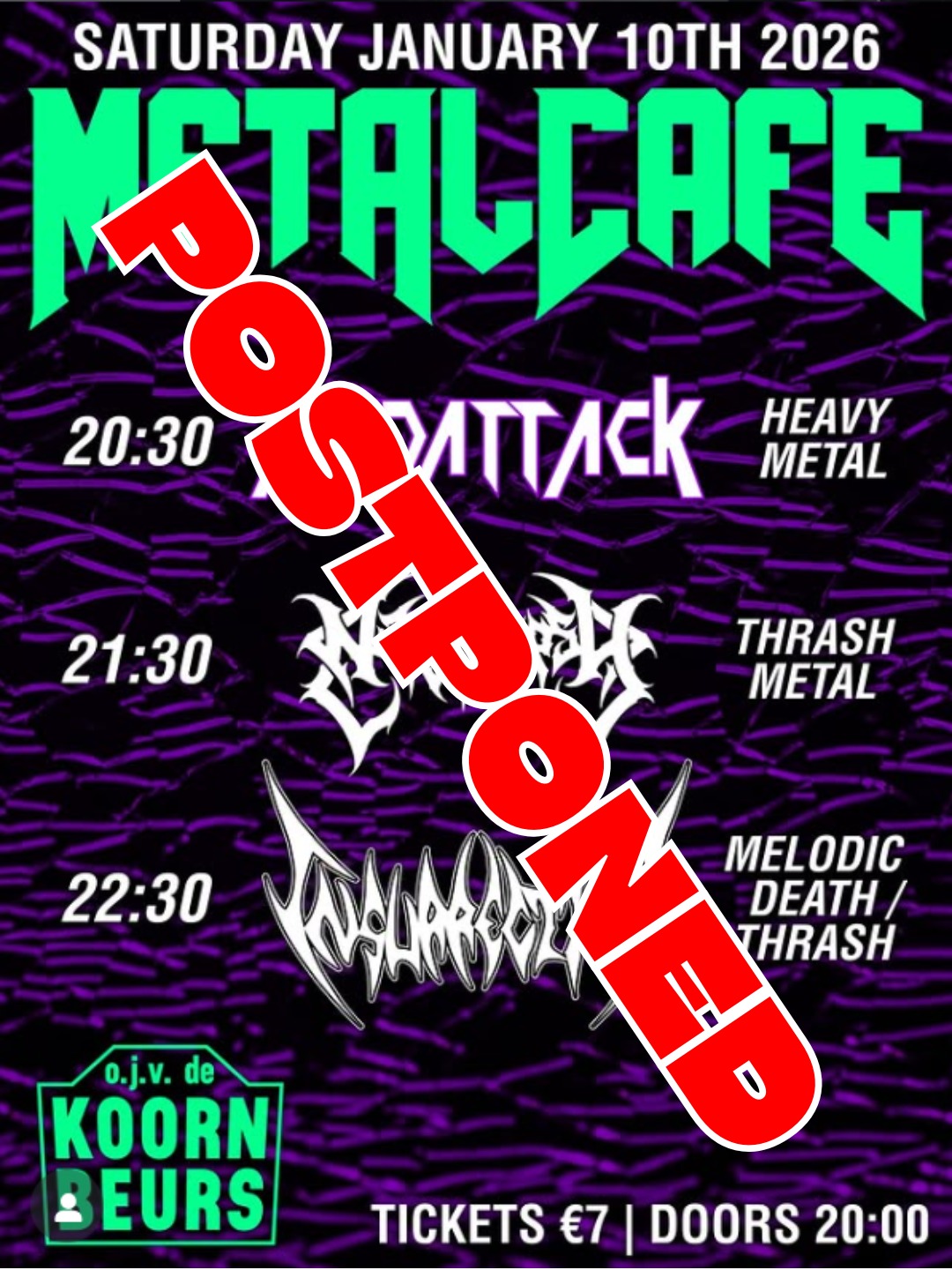 Koornbeurs show postponed